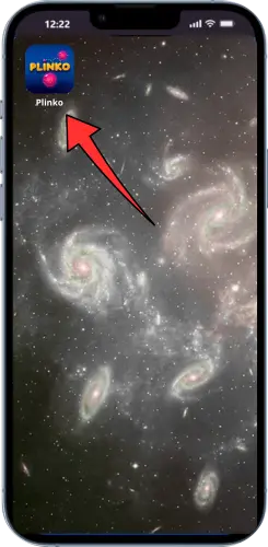 Plinko App über den iOS Home Bildschirm starten